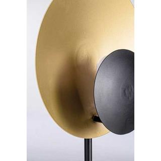 mutoni Lampada da tavolo design nero e oro  