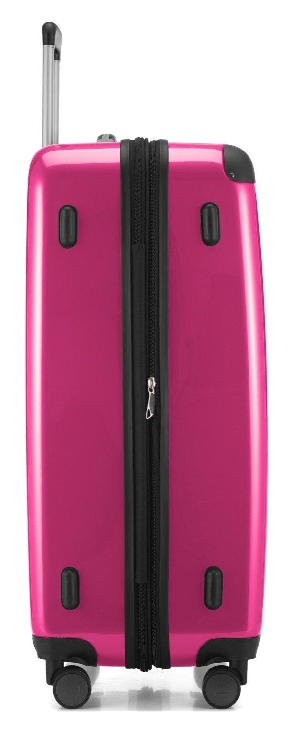 Hauptstadtkoffer Alex Valise rigide avec TSA surface brillante magenta  