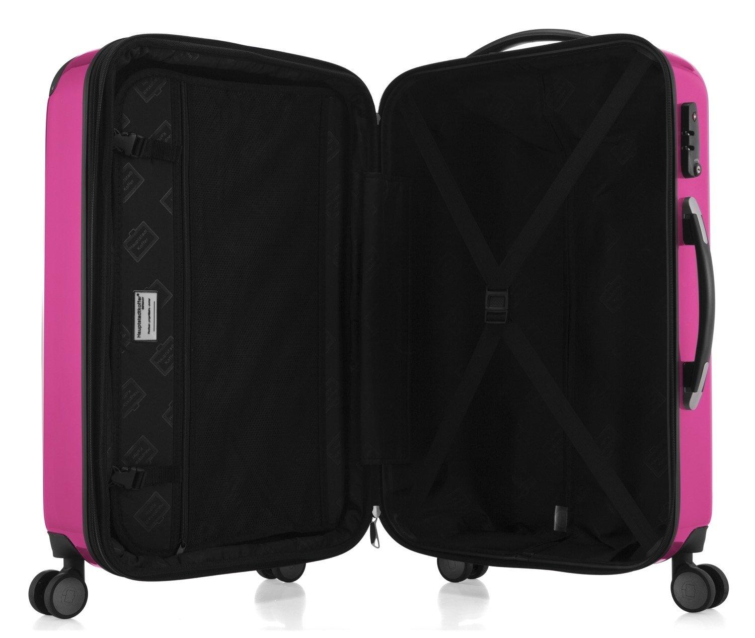 Hauptstadtkoffer Alex Valise rigide avec TSA surface brillante magenta  