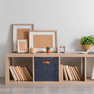 B2X Quadratischer Korb aus Filz  