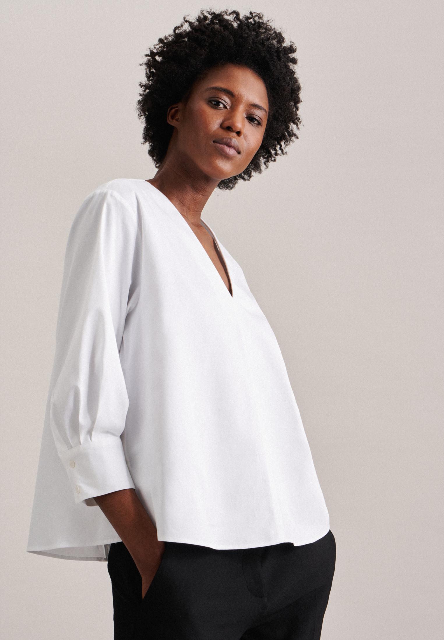 Seidensticker  Tunika Uni 7/8-Arm V-Neck 