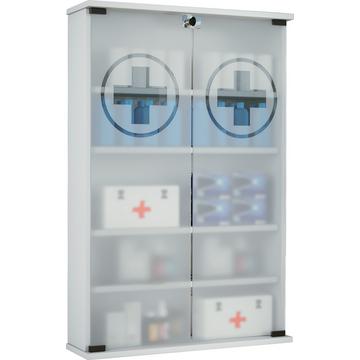 Medizinschrank Arzneischrank Apothekerschrank Regal Schrank abschließbar Honula