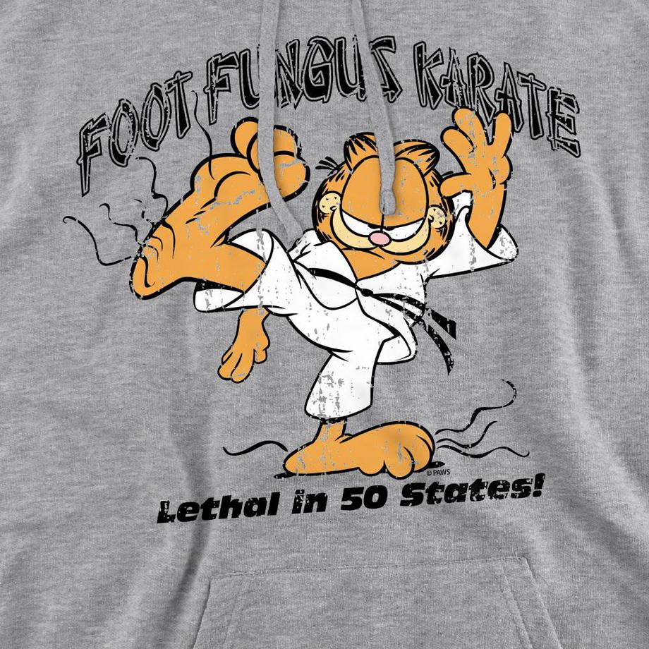 Garfield Sweat À Capuche Foot Fungus Karate  