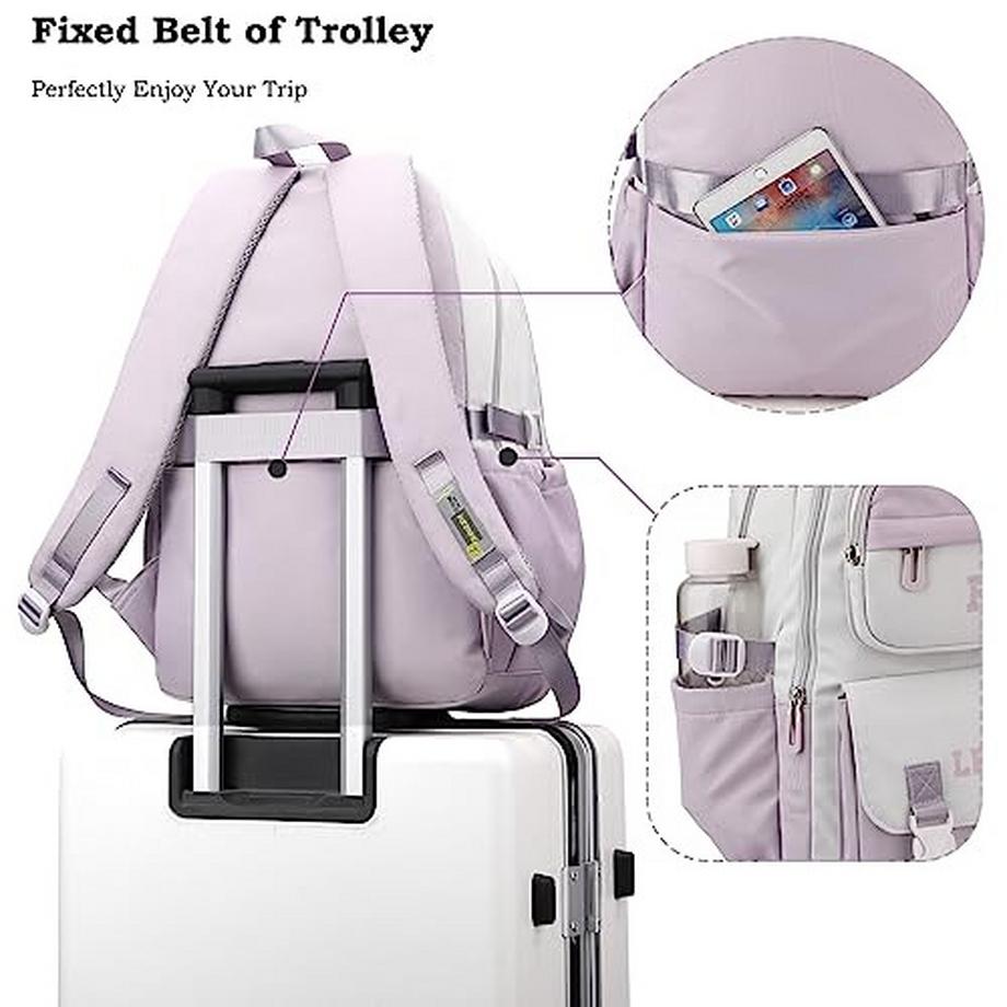 Only-bags.store Daypack Laptop Rucksack Wasserdicht für Teenager  