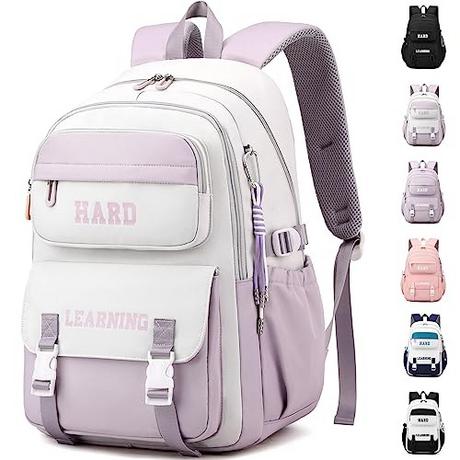 Only-bags.store Zaino Daypack Laptop Impermeabile per Adolescenti  