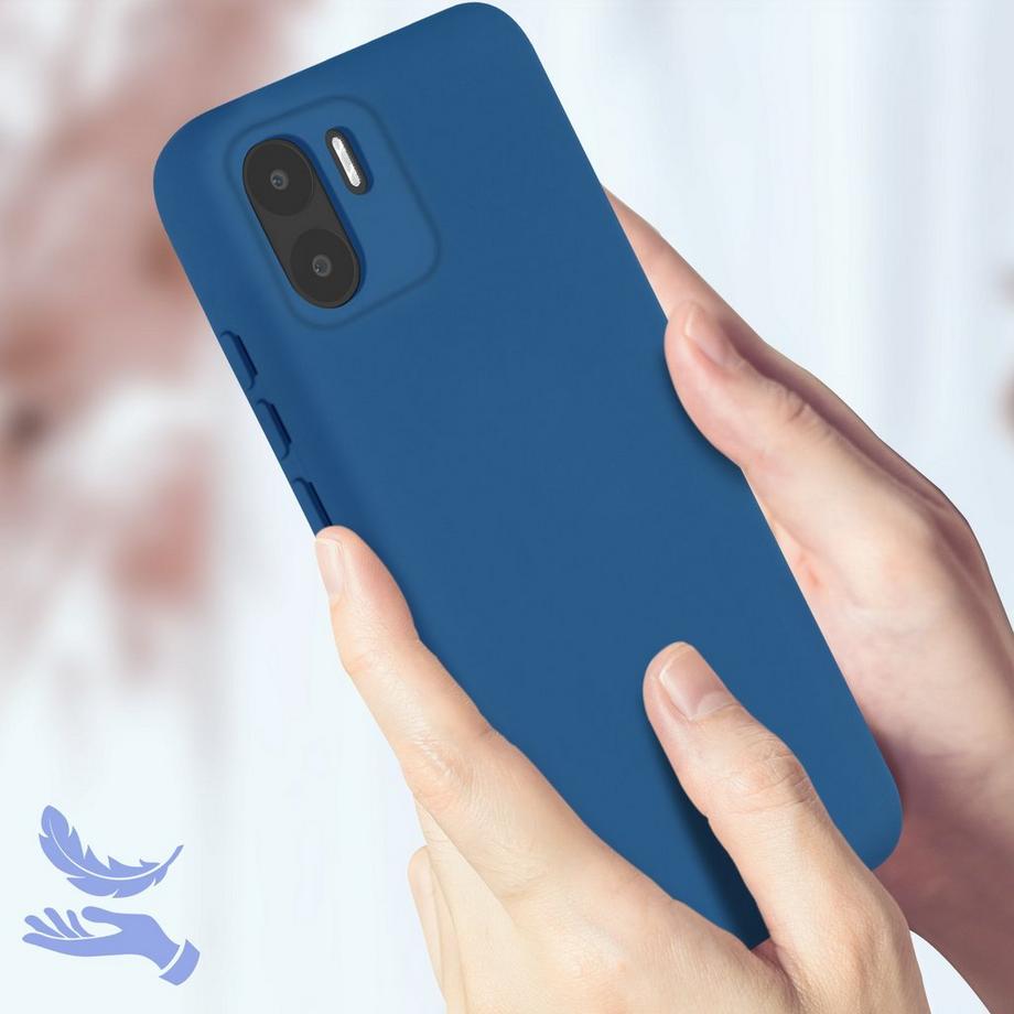 Avizar  Coque Xiaomi Redmi A1 et A2 Douce Bleu 