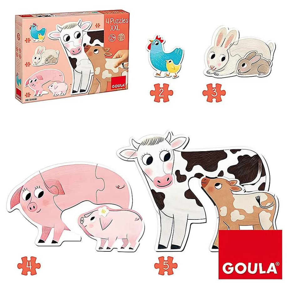 JUMBO  Goula Tiermütter und ihre Babys (2/3/4/5) 