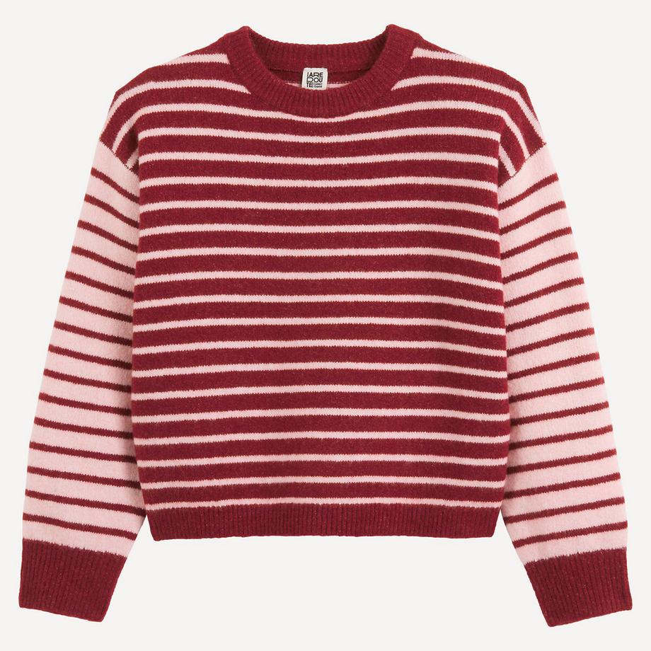 La Redoute Collections  Pullover mit Rundhalsausschnitt 