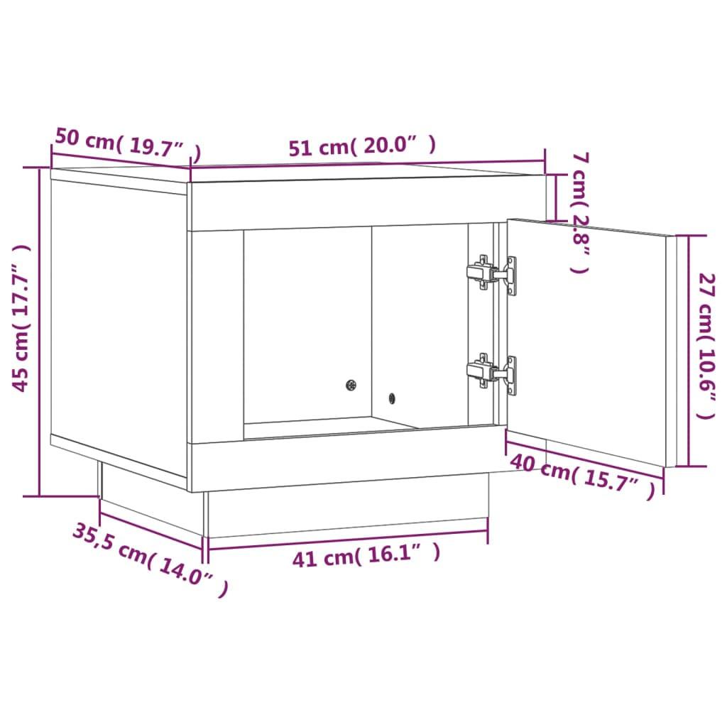 VidaXL Couchtisch holzwerkstoff  