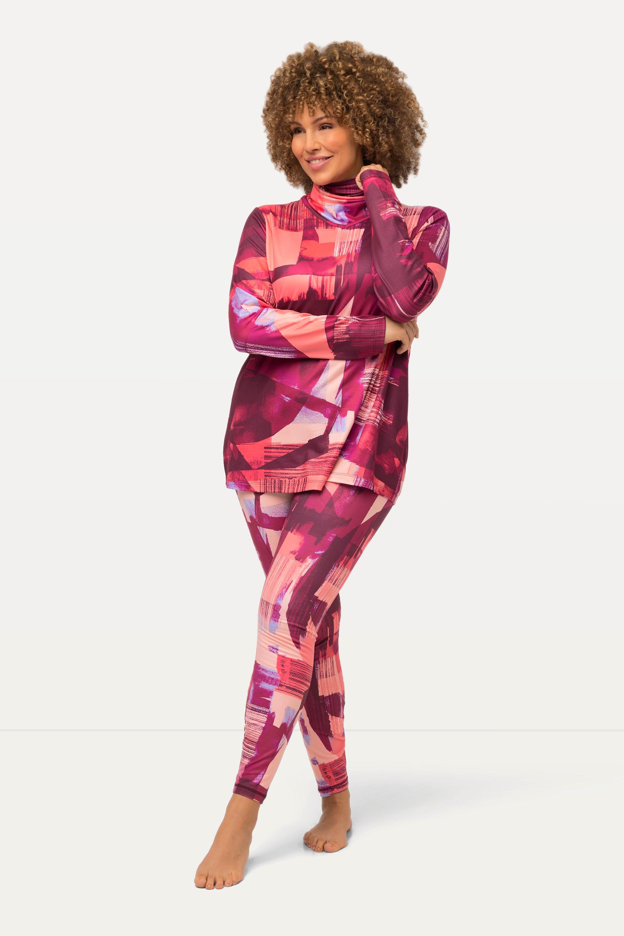 Ulla Popken Legging technique de ski super extensible recyclé  