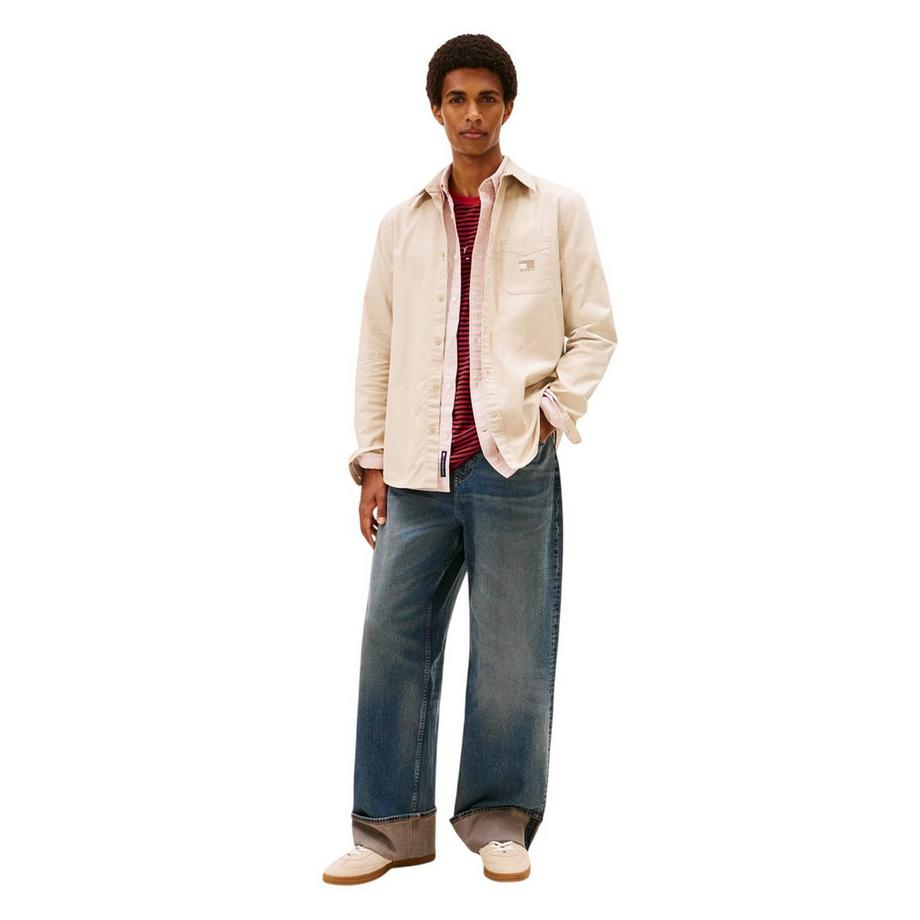 TOMMY JEANS  Giacca Camicia Lavato Twill Manica Lunga 