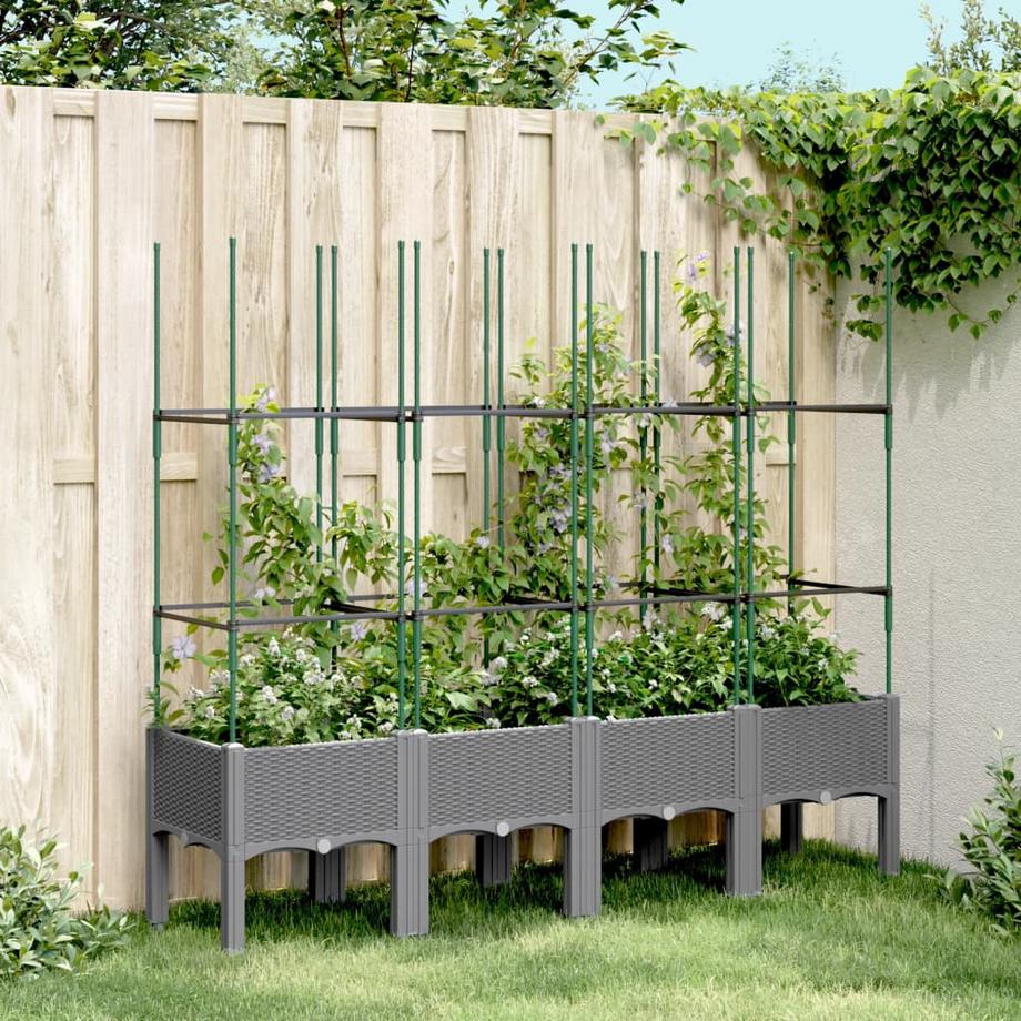VidaXL Jardinière polypropylène  