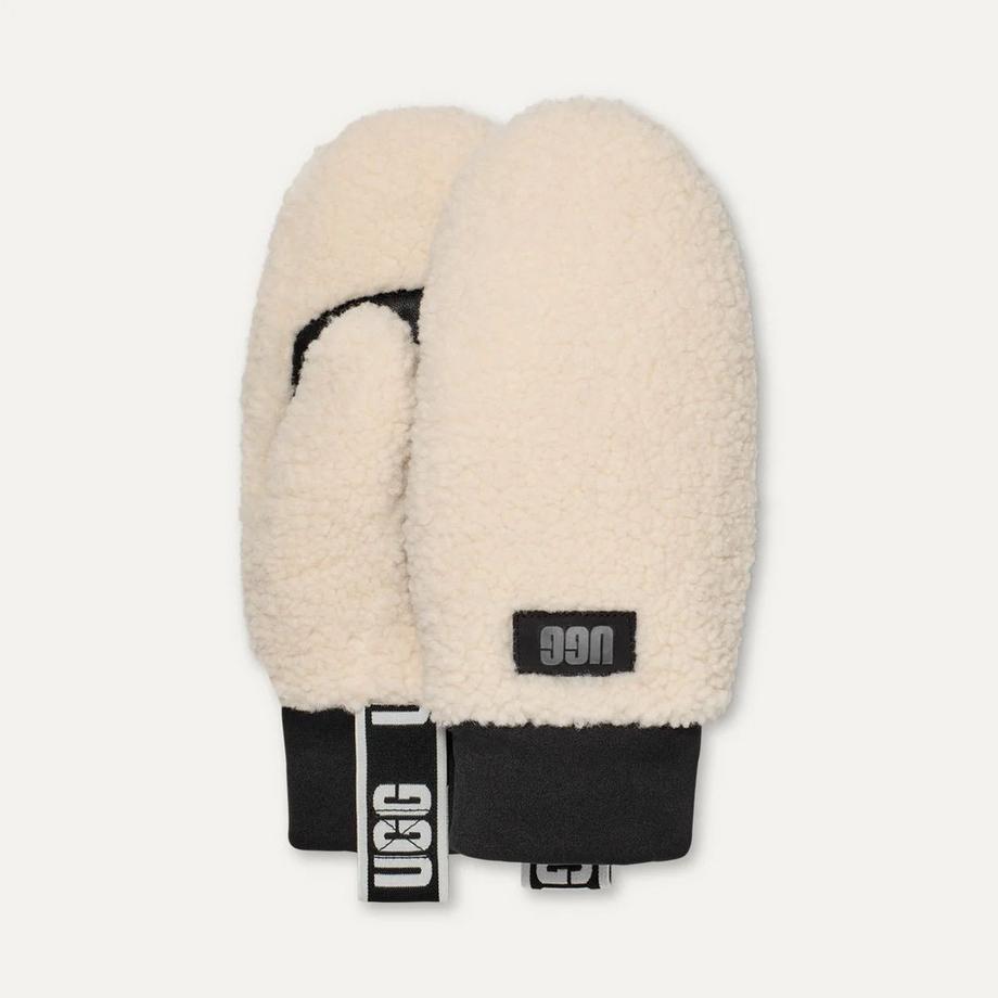 UGG Fluff Mitten mit Logo Tape  