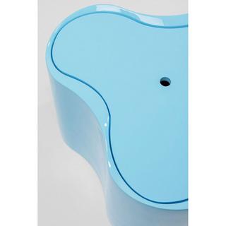 KARE Design Table d&#039;appoint Lotus bleu clair 30  