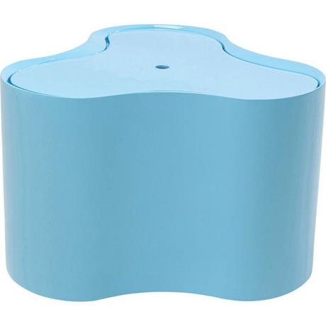 KARE Design Table d&#039;appoint Lotus bleu clair 30  