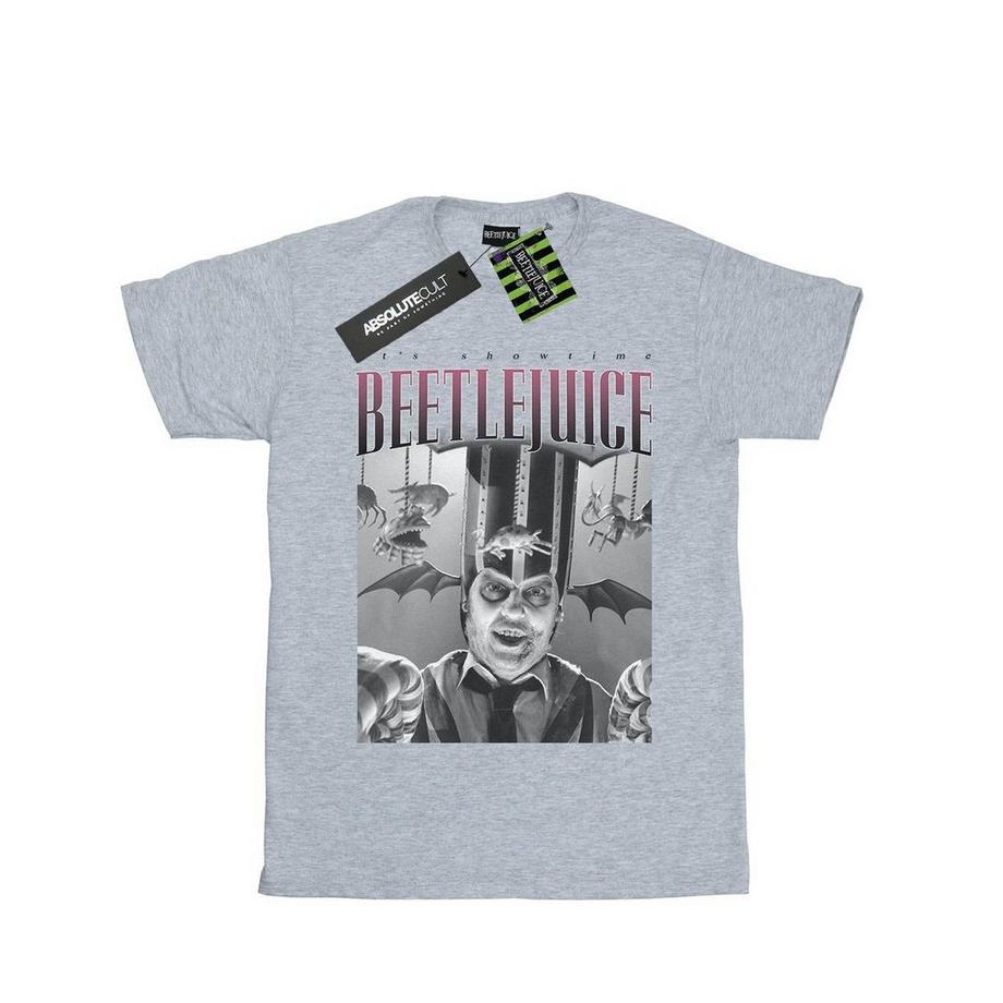 Beetlejuice Showtime T-Shirt Stampata  