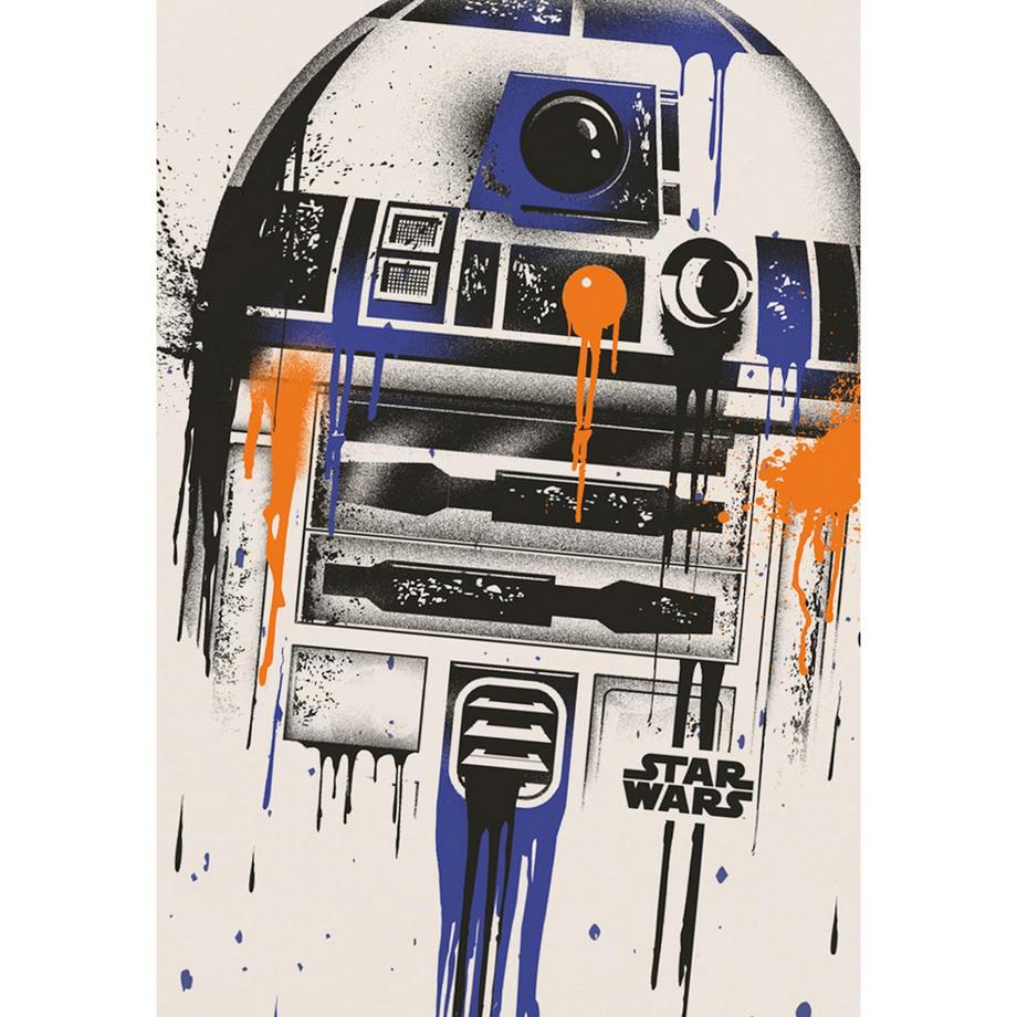 STAR WARS Star Wars R2-D2 Drip Print T-Shirt  