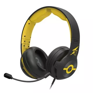 Hori  Pikachu Cool Kopfhörer Kabelgebunden Kopfband Gaming Schwarz, Gelb 