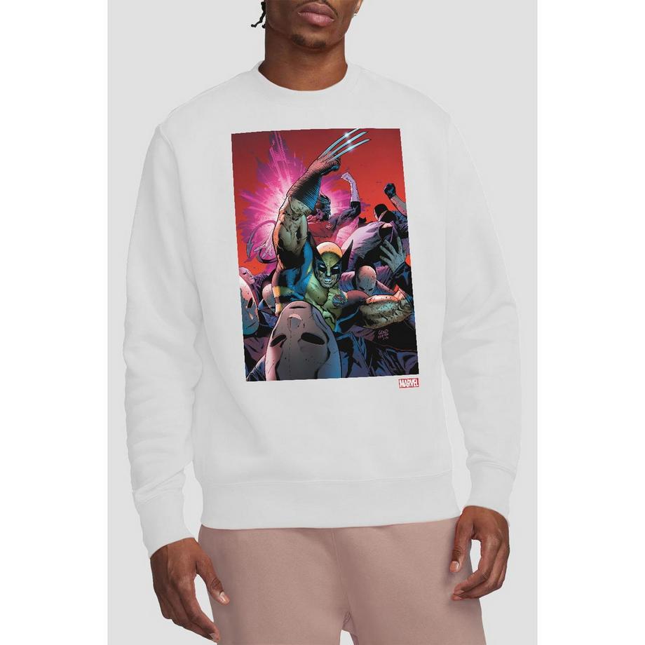MARVEL X-Men Wolverine Grafik Print Sweatshirt  