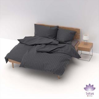 Lotus Bettwaren Lotus Satin Seersucker Uni Bettwäsche  