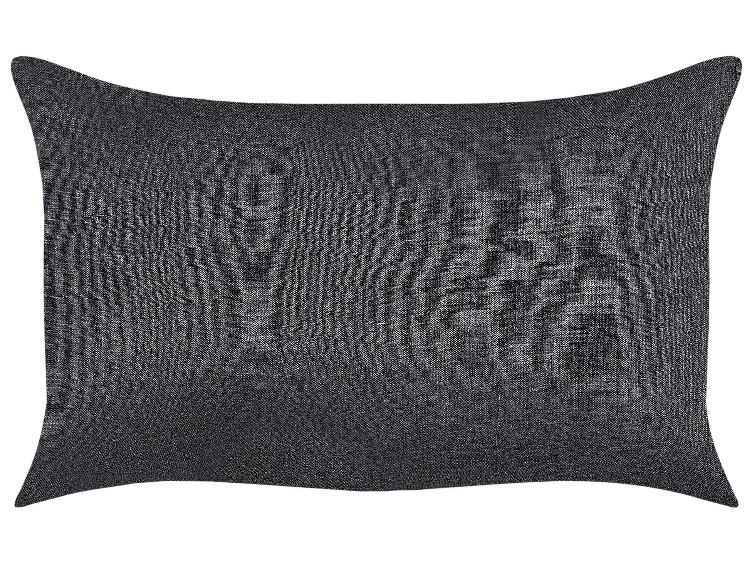 Beliani Lot de 2 coussins décoratifs en Lin Rétro BANORI  