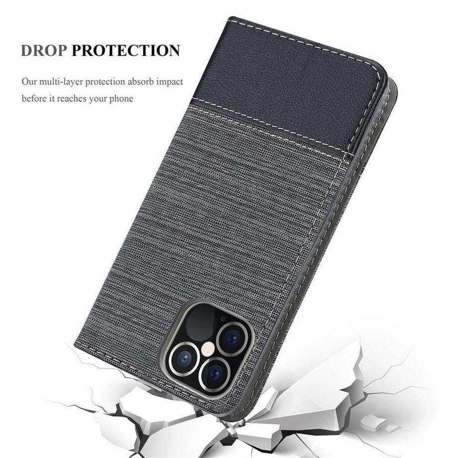 Cadorabo  Hülle für Apple iPhone 12 PRO MAX Magnetverschluss, Kartenfach 