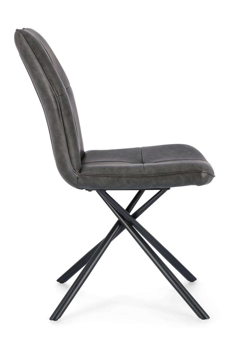 mutoni Chaise de salle à manger Kepler anthracite  