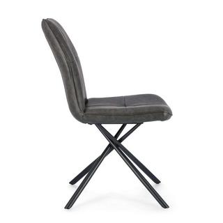 mutoni Chaise de salle à manger Kepler anthracite  