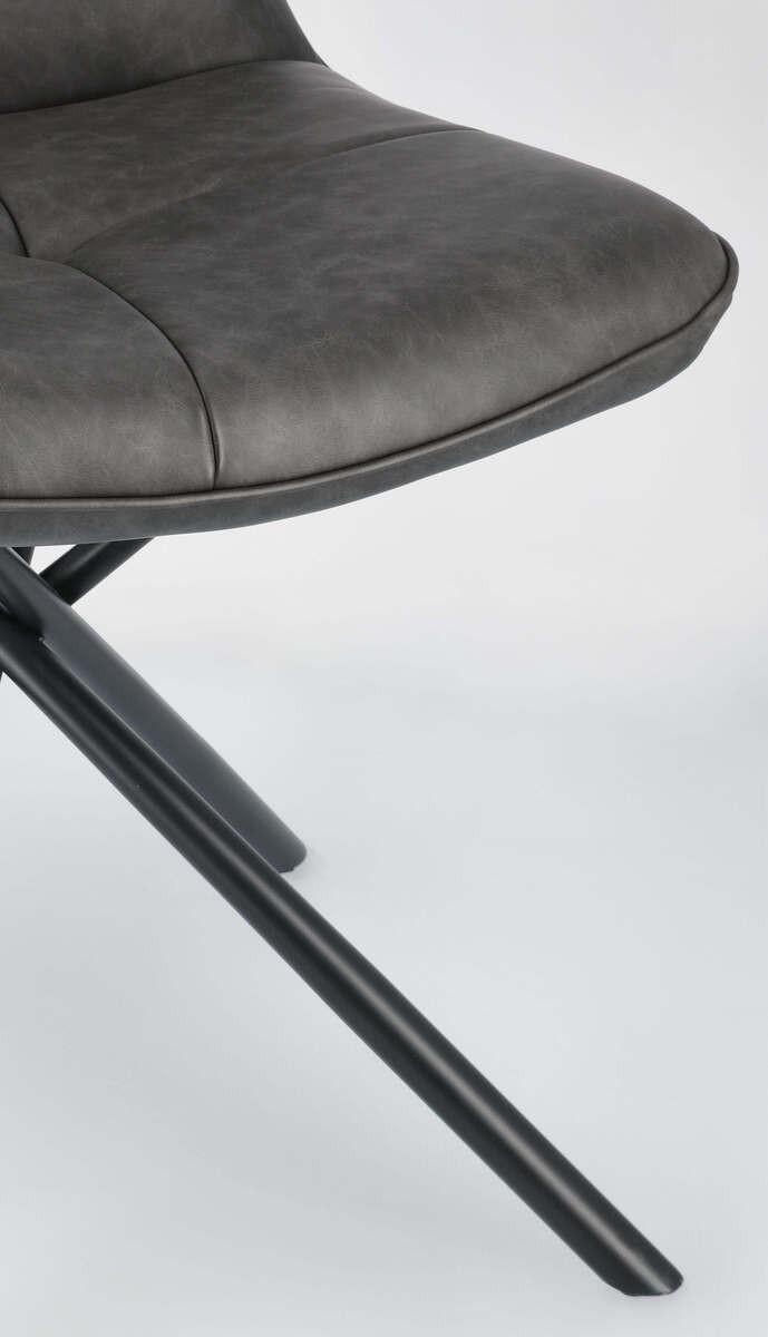 mutoni Chaise de salle à manger Kepler anthracite  