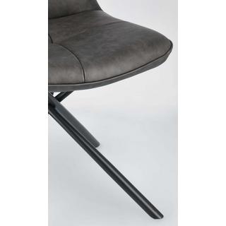 mutoni Chaise de salle à manger Kepler anthracite  