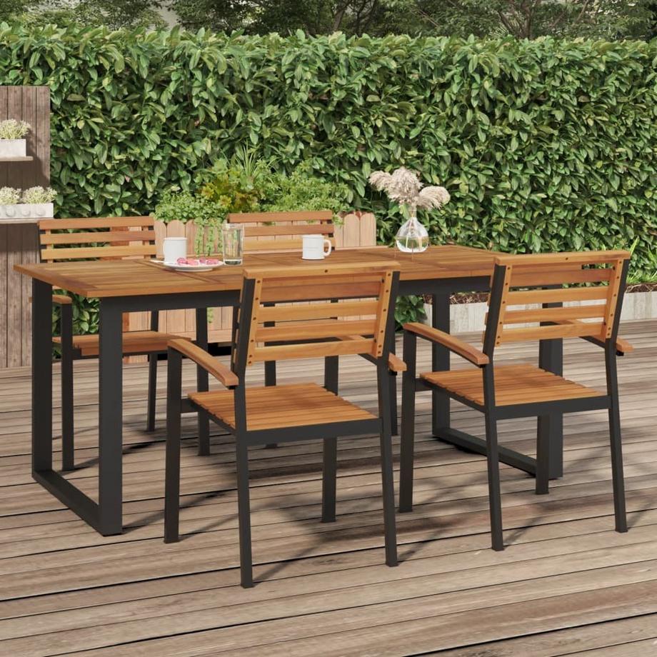 VidaXL Gartentisch akazienholz  