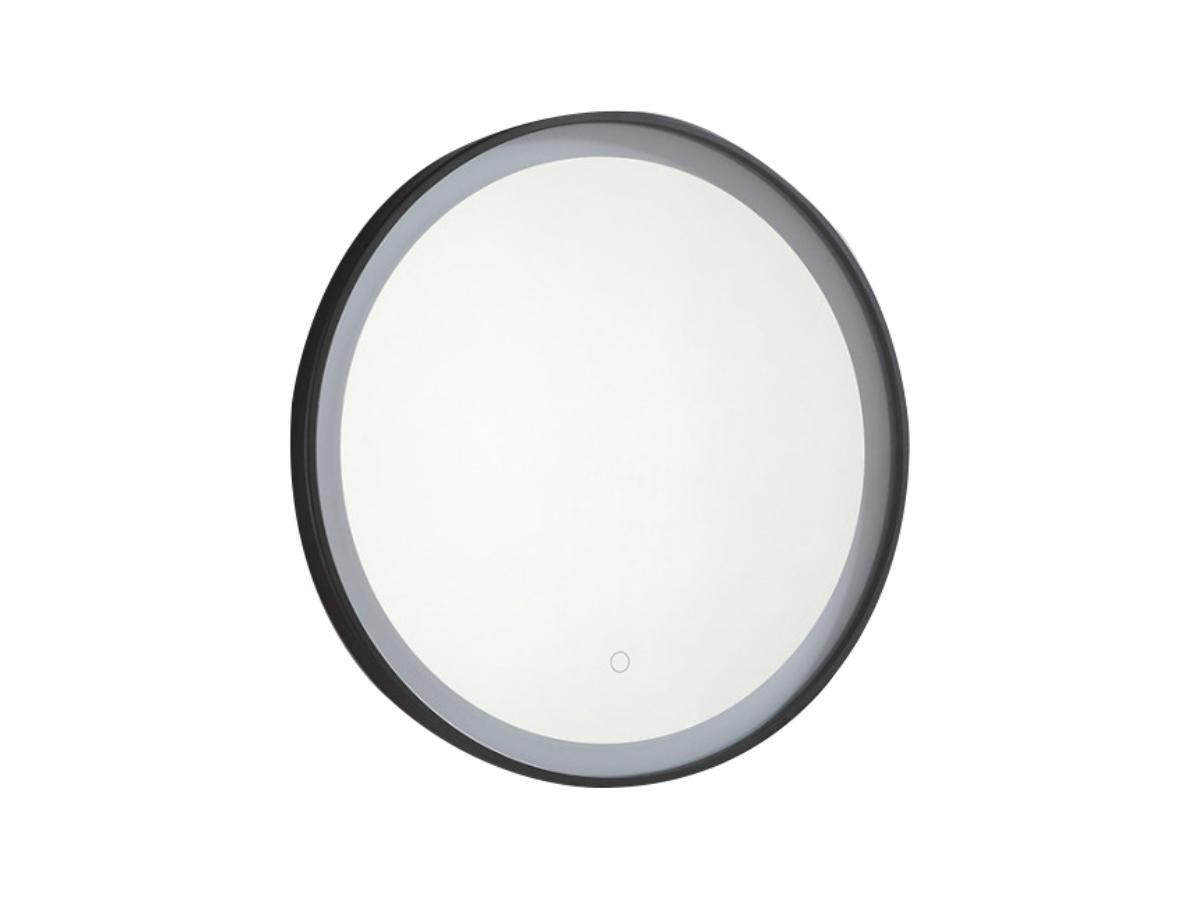 Vente-unique Miroir de salle de bain lumineux rond à  Leds NUMEA  