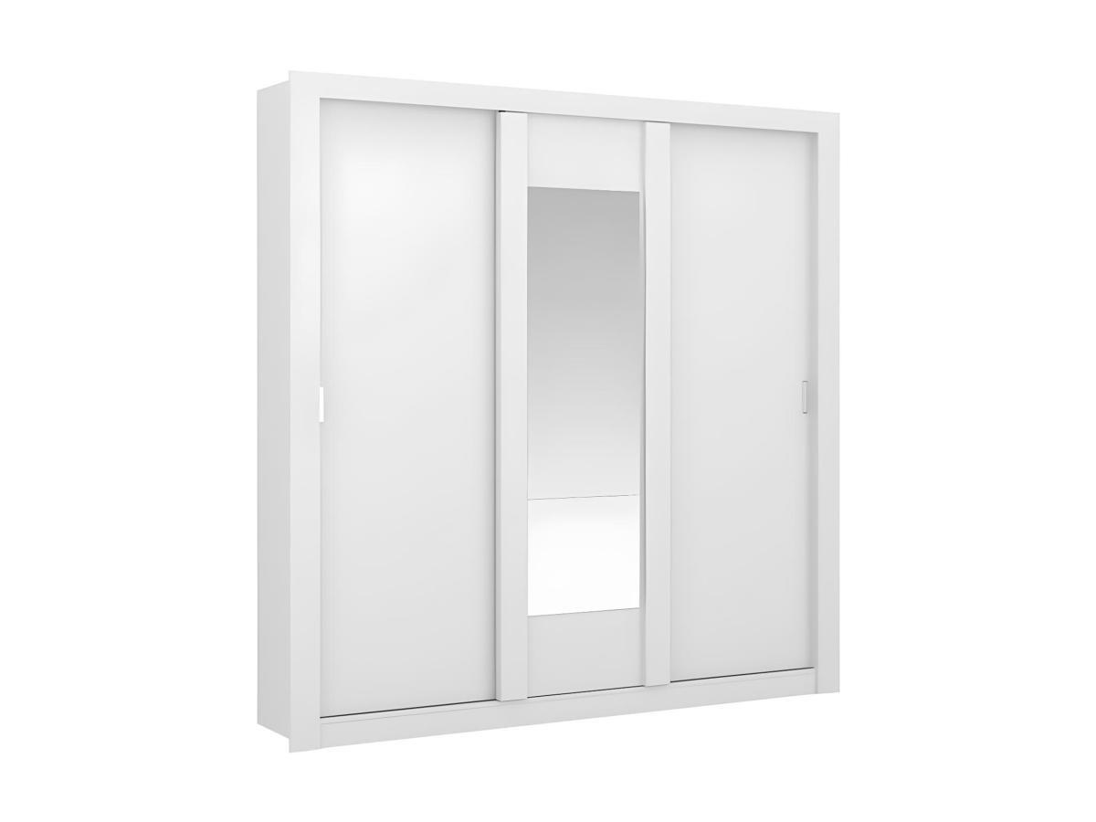 Vente-unique Armoire avec miroir ROXANE 3 portes coulissantes 2  