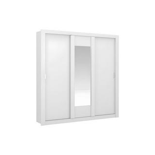 Vente-unique Armoire avec miroir ROXANE 3 portes coulissantes 2  