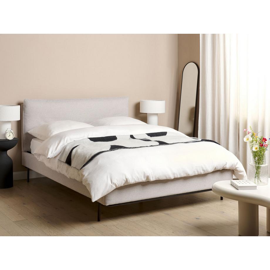 Beliani Letto en Tessuto  CORIO  
