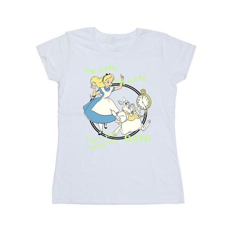 Disney  Alice In Wonderland I'm Late TShirt 