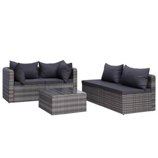 VidaXL Garten-sofa-set rattan  