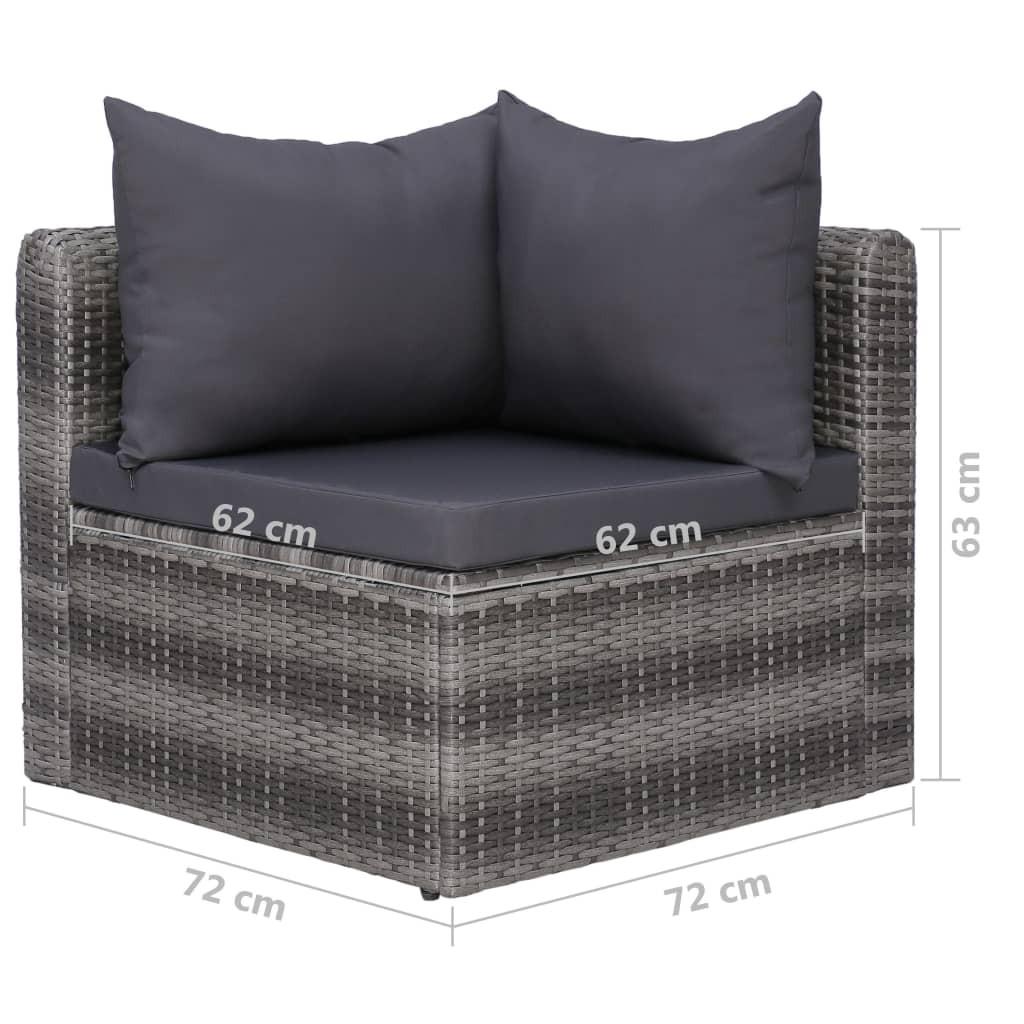 VidaXL Garten-sofa-set rattan  