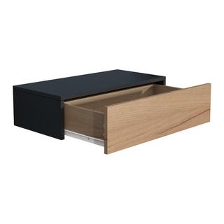 VCM Holz Wandschublade Nachtschrank Wandboard Schublade Konsole Nachttisch Usal M 60 cm  