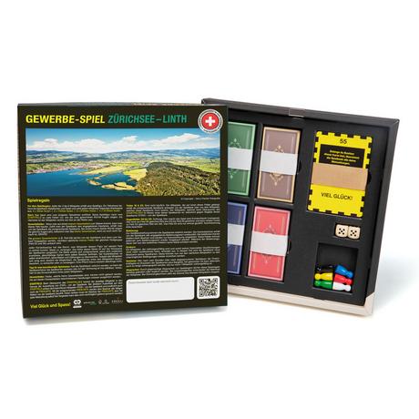 GEWERBE-SPIEL  Brettspiel ZÜRICHSEE-LINTH (Deutsch) 