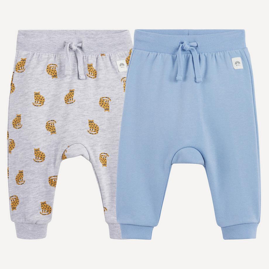 2er-Pack Pluderhosen aus Sweatware