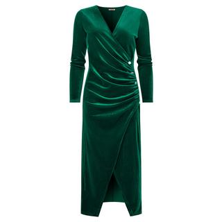 Joe Browns  Velour-Wickelkleid mit Rüschen 