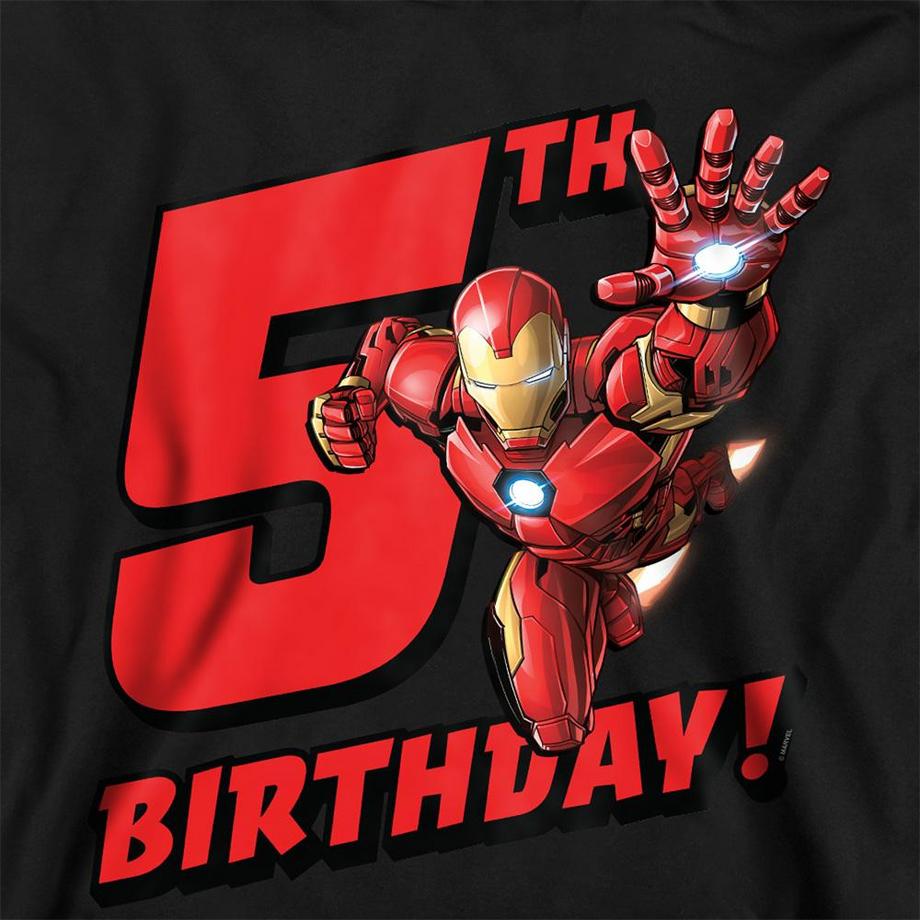 MARVEL  Felpa Con Cappuccio 5° Compleanno Di Ferro 