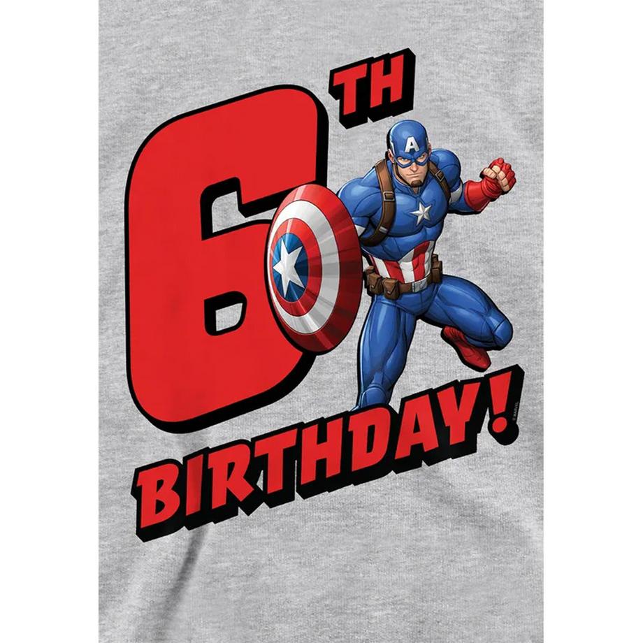 CAPTAIN AMERICA  Sweat À Capuche 6th Birthday 