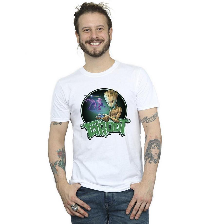 MARVEL Guardians Of The Galaxy Grafikdruck T-Shirt  