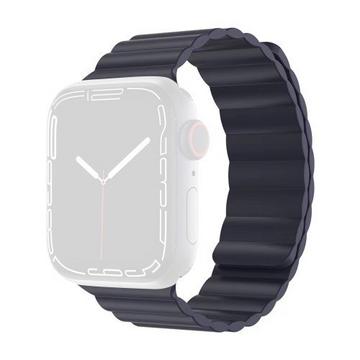 Apple Watch 38/40/41mm - Cinturino in silicone con passante magnetico blu scuro