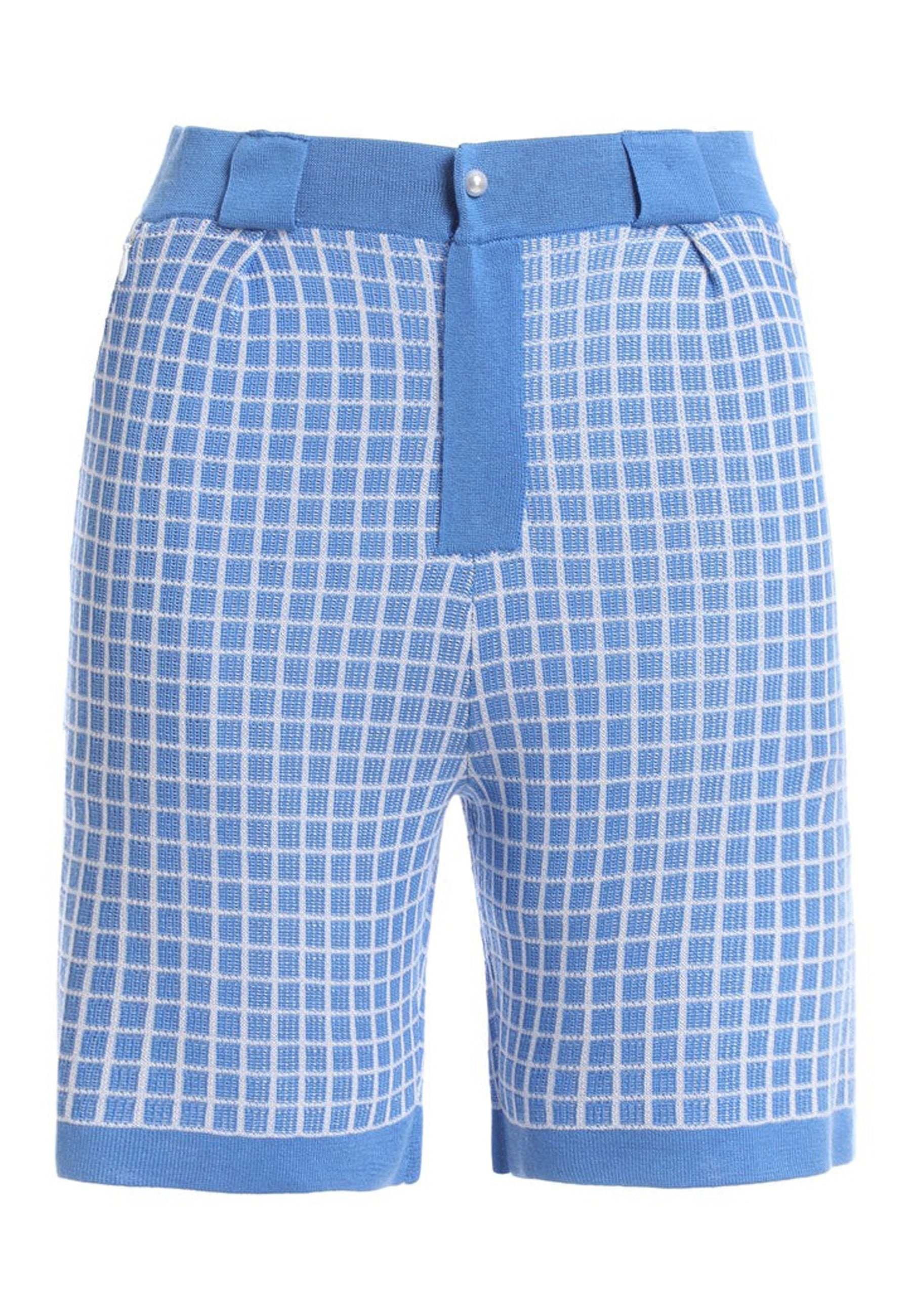 Bellemere New York  Pantaloni con pieghe in tencel di tweed 
