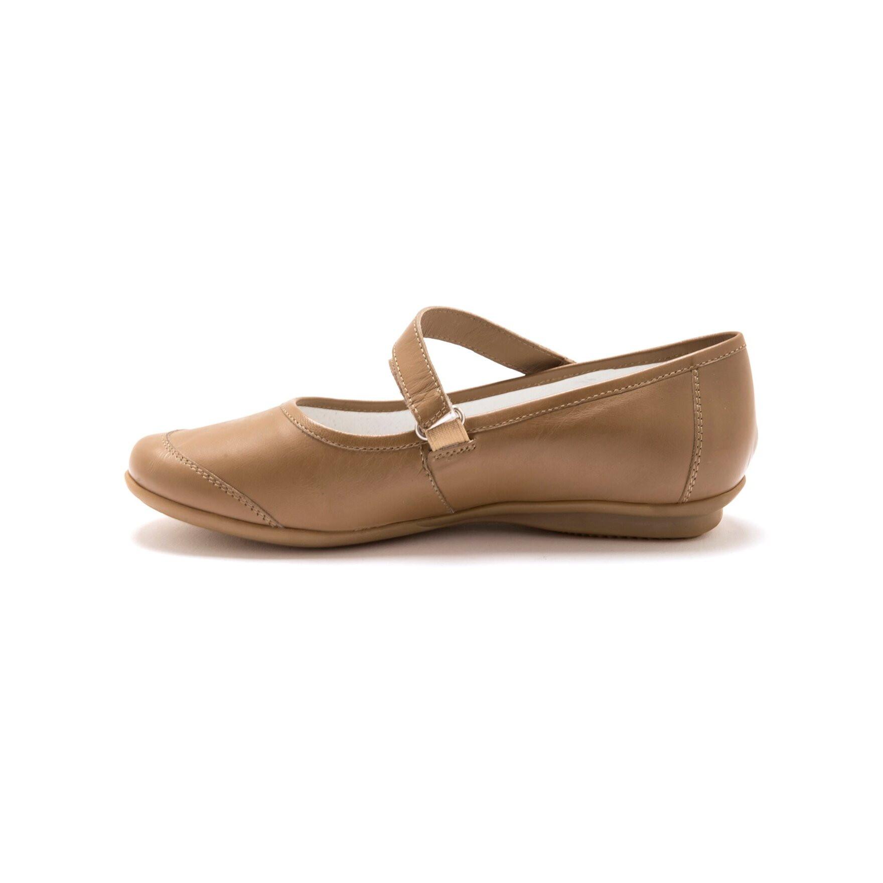 Pédiconfort  ballerines cuir scratch 
