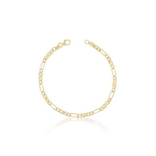 MUAU Schmuck  Bracelet Carrera/Figaro Gelbgold 750, 22cm, 3.5mm 