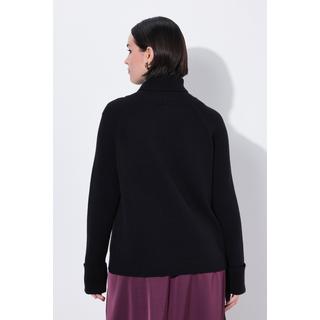 Ulla Popken Maglione Collo Alto Maniche Lunghe Raglan  